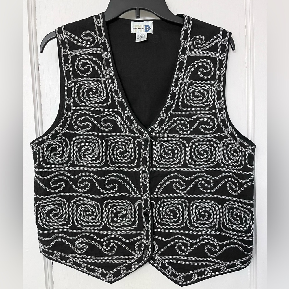 Vintage Paul Harris Design Vest, L